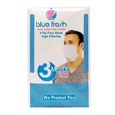 ماسک سه عددی Blue Fresh بلو فرش